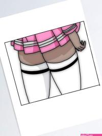 Anime thighs Poster for Sale by MyPrintOn
