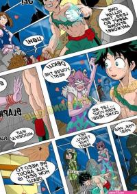 Porn comic Animal Magnetism. Part 2. My Hero Academia. Sex comic home after training