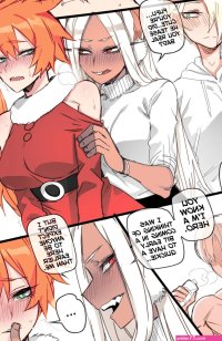 MY HERO Christmas HAREM Colorized comic porn