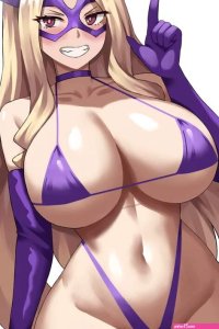 Mt. Lady in bikini My Hero Academia free hentai porno xxx comics rule34 nude art at HentaiLib.net