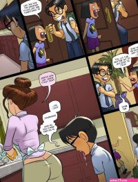 Porn comic My Hot Ass Neighbor. Taking a Peek. Part 5. Sex comic the guy was