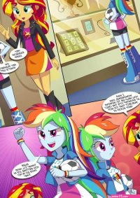 Porn comic Physical Education. My Little Pony Equestria Girls. Palcomix. Sex comic beauties after a