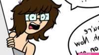 ENF-Comic: Courtney naked at school Dub