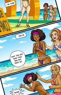 The Naked Peaches Comic: Beach