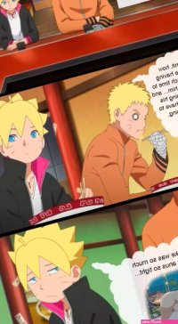Naruto teaches Boruto the jutsu sexy