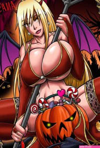 Porn comic Adventures of Anastasia. Halloween. by sexkomix2.com Sex comic mother of one