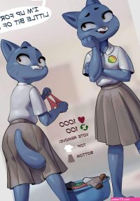 Qupo Nicole Wattersons Stripgame ongoing comic porn