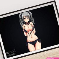 Super Hot Hentai Girl Nip Slip In Bikini Ultra HD Poster by Hi Res