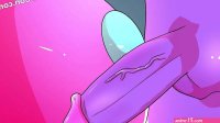 Pink makes the impostor aroused and he fucks her and ends up on her buttocks