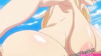 Hentai nude beach with busty schoolgirls who satisfy pervy boners