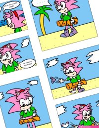 Classic Amy: Fun at the Beach Comic Page 1 by 2crazy4summer26 Submission