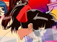 Anime girls naked on stage