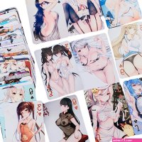 : DANCING UP Waifu Cards Hentai Cards Nude Playing Cards Naked Playing Cards Anime Playing Cards Uncensored Hentai Poker Cards : Toys Games