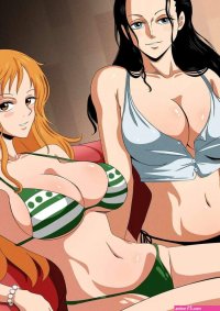 Porn comic Nami and Robin Comic. Phil96art Sex comic hot friends were