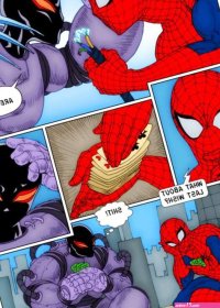 Porn comic Spiderman Fucks. Online Superheroes. Sex comic fought with the