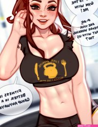 Personal Trainer Brigitte overwatch porn comic by blushy pixy. Group porn comics.