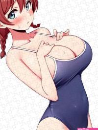 Anime girl sexy bikini with boobs Jigsaw Puzzle by Jose Alberto