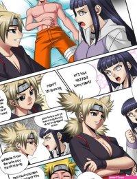 Porn comic NaruHinaTemari Doujin. Naruto. JadenKaiba. Sex comic sexy brunettes were