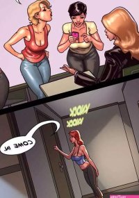 Porn comic Art Class. Part 1. Sex comic girls are members