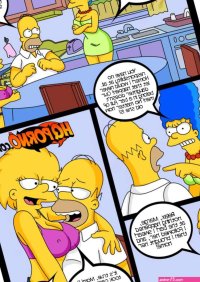 Porn comic Simpsons. Part 16. Caring for a drunk daughter. Os Simpsexys. HQPorno Sex comic took Lisa to