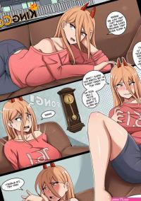Porn comic Power Lust. KingComiX Sex comic busty brunette was