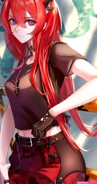 Red hair anime girl xxx