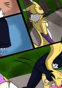 Renamon X Venom Porn Comic on