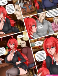 Rias Gremory striptease story -commission by darkrestorer by Kajimateria