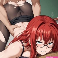 Rias Gremory. Hands On Teaching. TemptArt