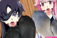 Yuno and Minene socks and ring gag by LoneWolf878 on DeviantArt
