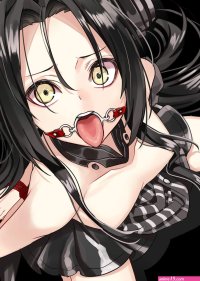 goyain dreamer girls039 frontline girls039 frontline bad id bad pixiv id commentary request highres 1girl arms behind back bdsm black background black dress black hair bondage bound clothes pull collarbone dress dress