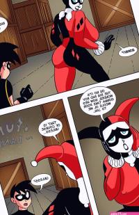 Harley and Robin in The Deal porn comic