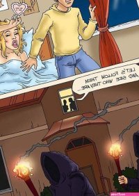 Teaching little voyeurs a rough lesson Sex Comic