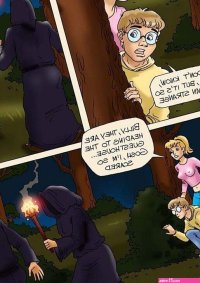 Teaching little voyeurs a rough lesson Sex Comic