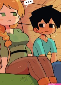 Rule 34 XYZ minecraft alex minecraft steve minecraft crap-man 1boy