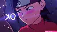 Konoha Night With Sarada By D-art