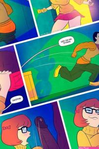 Porn comic Velma s Monstrous Surprise. Scooby-Doo. Sex comic detective caught a