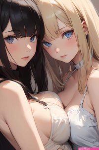 Lesbian Anime Girls by K1ryuArts on DeviantArt