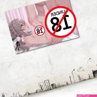 Unzen sierte Arsch Muschi nackt sexy Mdchen Anime Poster Wand kunst gedruckt Leinwand Malerei erotische Cartoon Bild Jungen Schlafzimmer Dekor