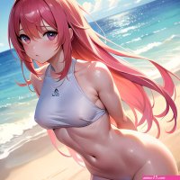Sexy Girl At The Beach 1girl Naked Sexy Anime Absurdres Blush 1 1 Highres Detail Masterpiece Best Quality Hyper Detailed 225686183