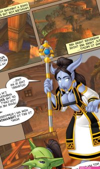 Dirty Orcs fucks sexy Draenei babes in adult comics