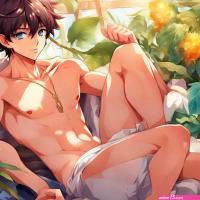 Hot half naked anime boy by jhonnie123 on DeviantArt