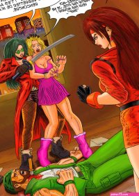 Blaze Fielding Vs Shadwoman Comic Page 04 by Shadman-Art on DeviantArt