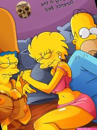Simpsons 15- Sleeping in the parents bed