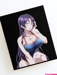 manga xxx girls boobs tits anime xxx tshirt stickers Mounted Print for Sale by shocom-Design
