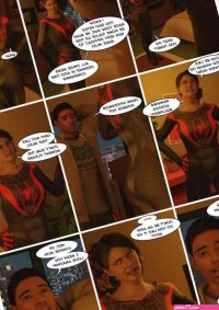 Porn comic SpiderMom. Chapter 2. PoseidonX Sex comic brunette MILF is