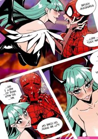 Porn comic Spider Man Vs Morrigan. Aya Yanagisawa Sex comic hot babe succubus