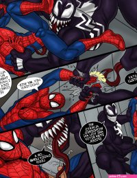 Post 5650347: comic FantasticFour Icemanblue JohnnyStorm Marvel PeterParker Spider-Man Spider-Manseries symbiote Venom