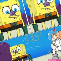 b-intend Sandy x Man Ray Spongebob Squarepants porn comic