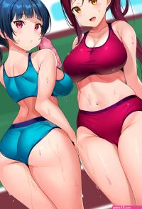 ass big boobs redhead sportswear sports bra sweat anime anime girls short shorts sweaty body Love Live! Love Live! Sunshine